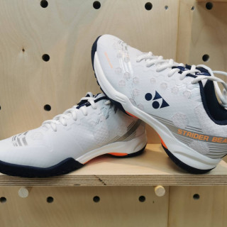 羽球鞋(白/橘色) SHBSB1EX