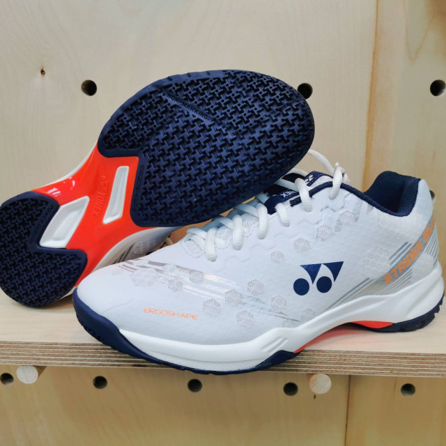 羽球鞋(白/橘色) SHBSB1EX