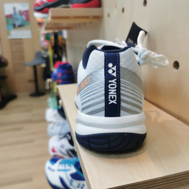 羽球鞋(白/橘色) SHBSB1EX