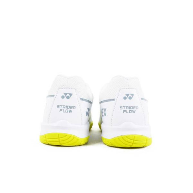 羽球鞋 寬楦(白/檸檬綠) POWER CUSHION STRIDER FLOW WIDE