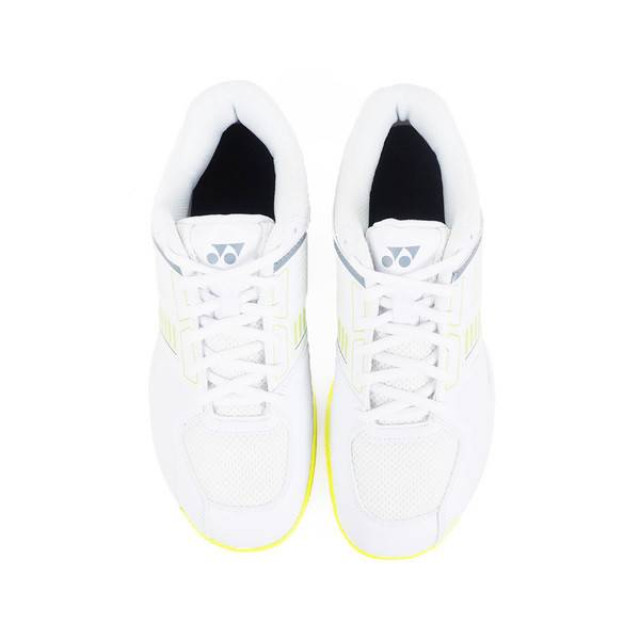 羽球鞋 寬楦(白/檸檬綠) POWER CUSHION STRIDER FLOW WIDE
