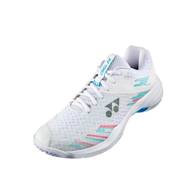 羽球鞋 寬楦(白/天空藍) POWER CUSHION CASCADE ACCEL WIDE